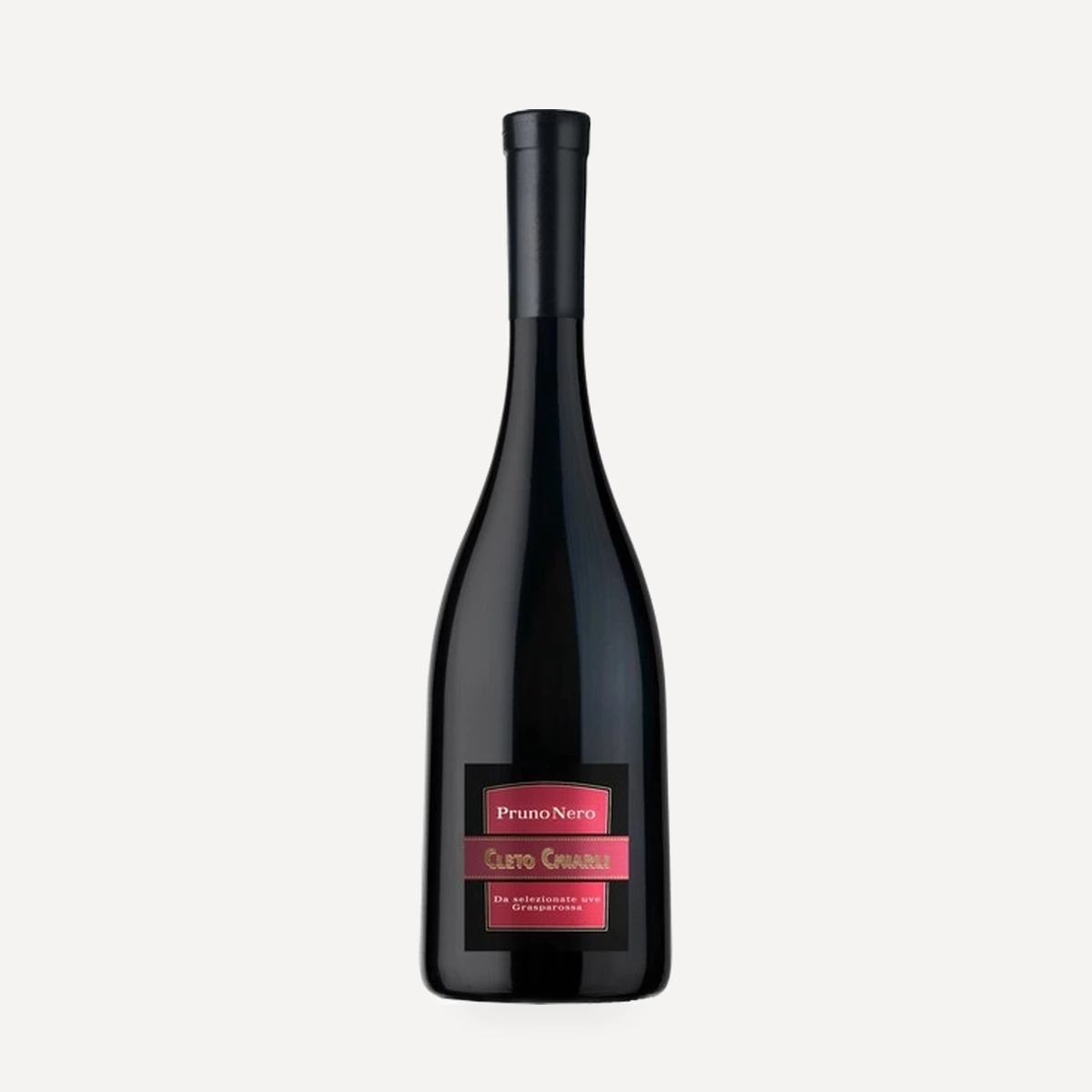 Pruno Nero Lambrusco Grasparossa di Castelvetro DOC wine — Cleto Chiarli winery — Dionysus
