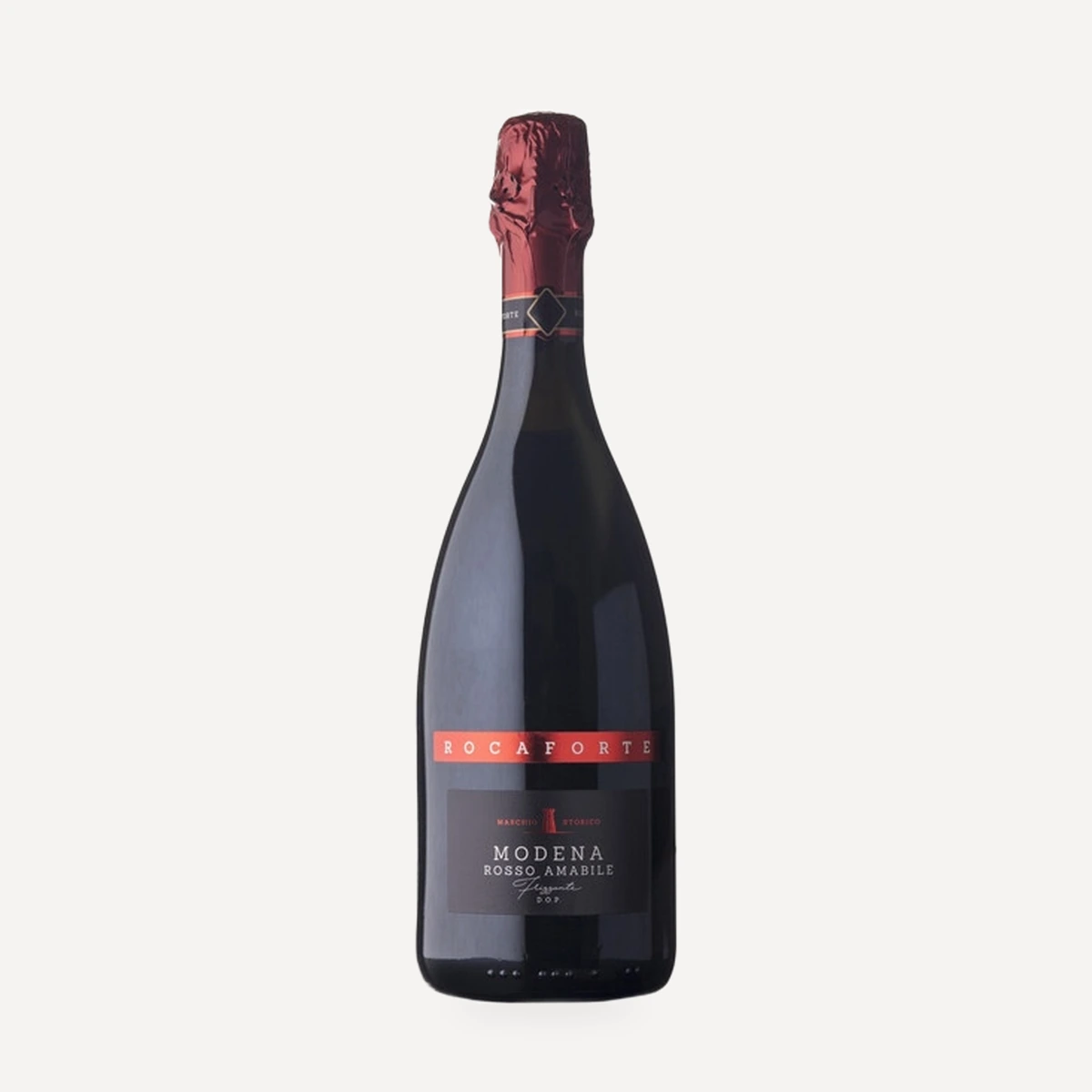 Rocaforte Modena Rosso Amabile DOP wine — Cleto Chiarli winery — Dionysus