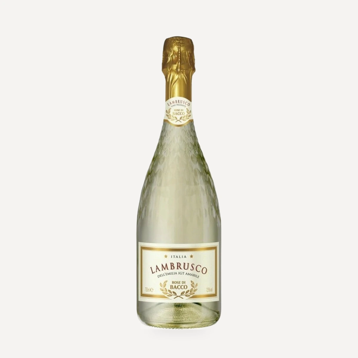 Rose di Bacco Lambrusco dell'Emilia Bianco IGT wine — Cleto Chiarli winery — Dionysus