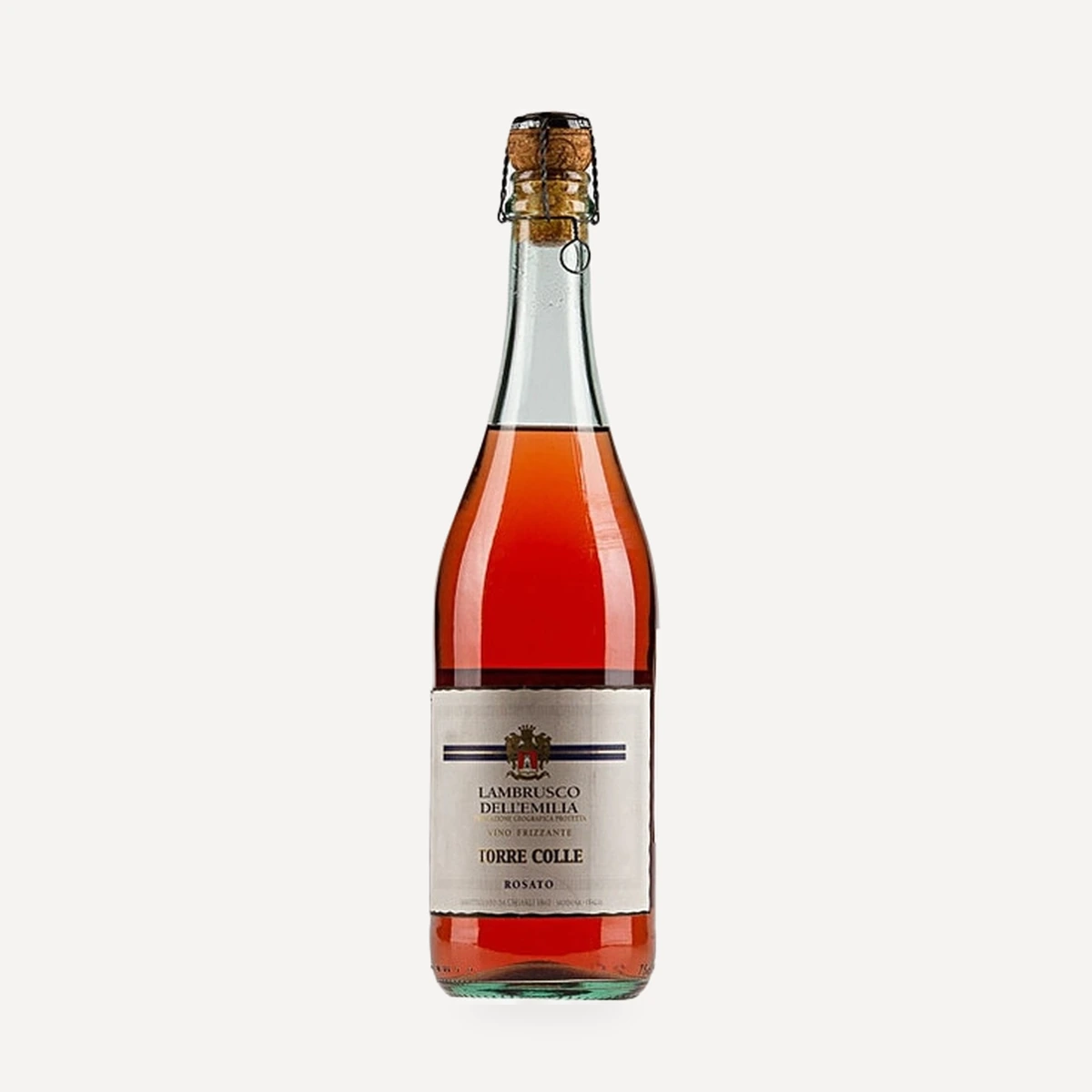 Torre Colle Lambrusco dell'Emilia Rosato IGT wine — Cleto Chiarli winery — Dionysus