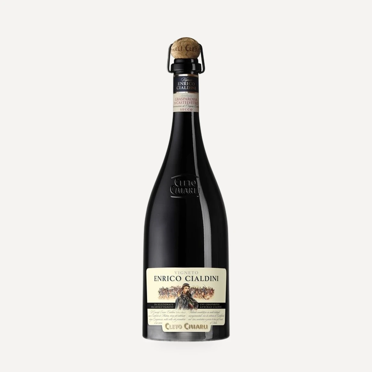 Vigneto Enrico Cialdini Lambrusco Grasparossa di Castelvetro Modena DOC wine — Cleto Chiarli winery — Dionysus