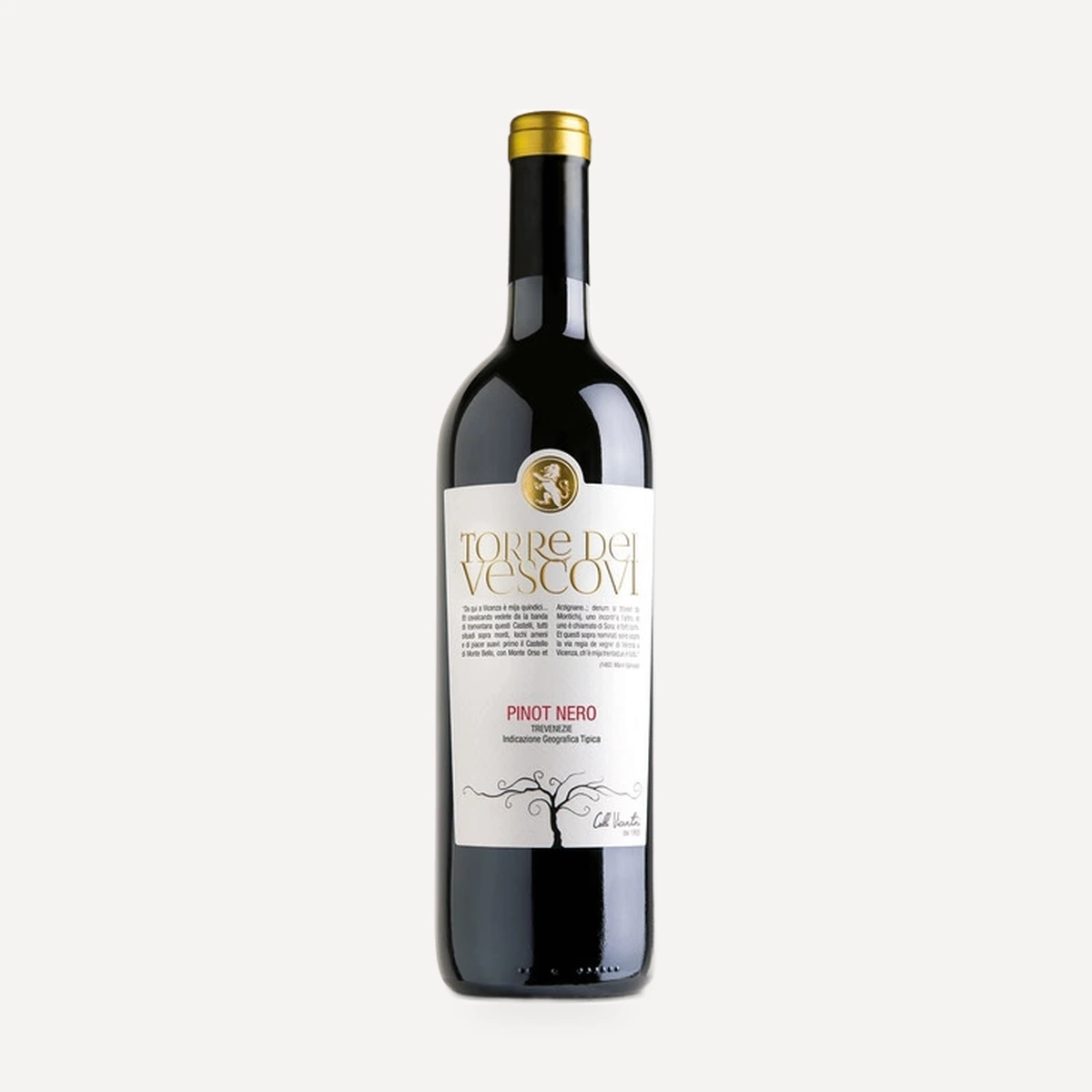 Torre dei Vescovi Pinot Nero Trevenezie IGT wine — Colli Vicentini winery — Dionysus