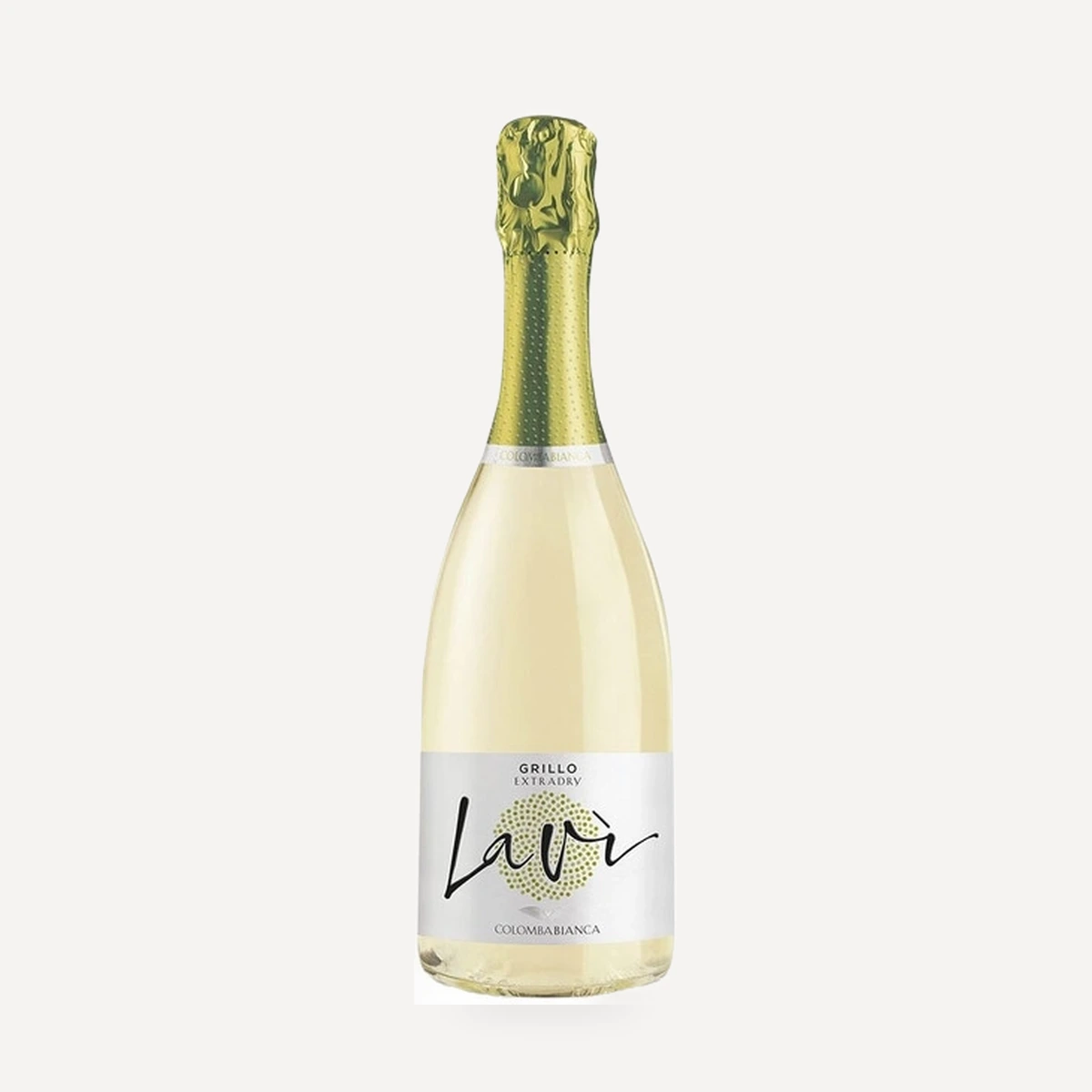 Lavi Grillo Extra Dry Sicilia DOC wine — Colomba Bianca winery — Dionysus