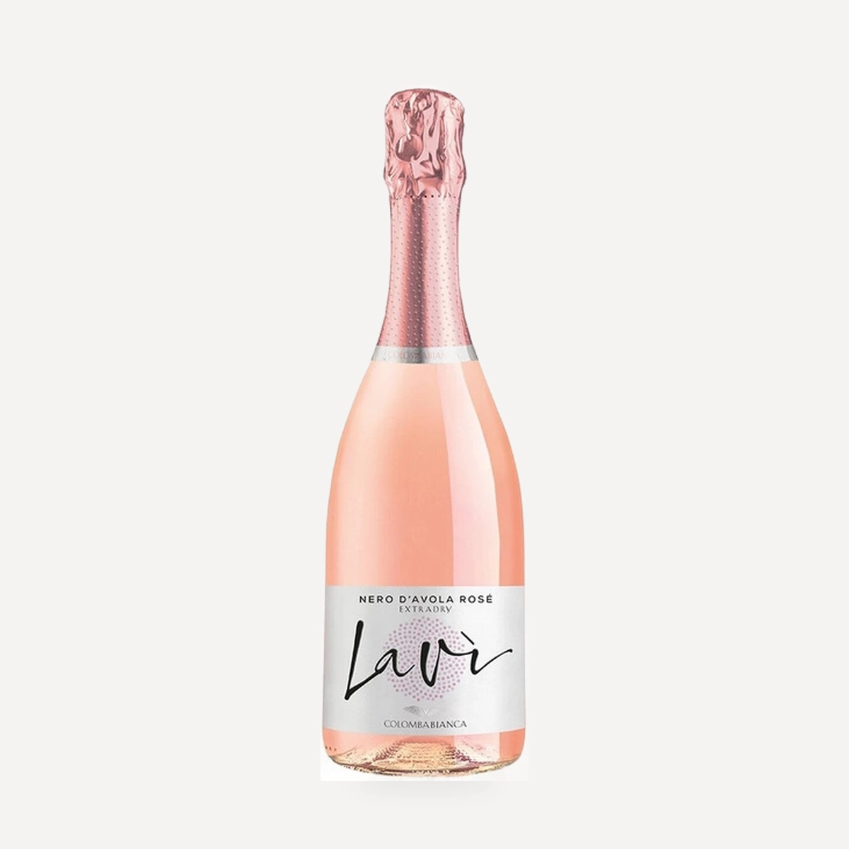 Lavi Nero d'Avola Rose Extra Dry Sicilia DOC wine — Colomba Bianca winery — Dionysus
