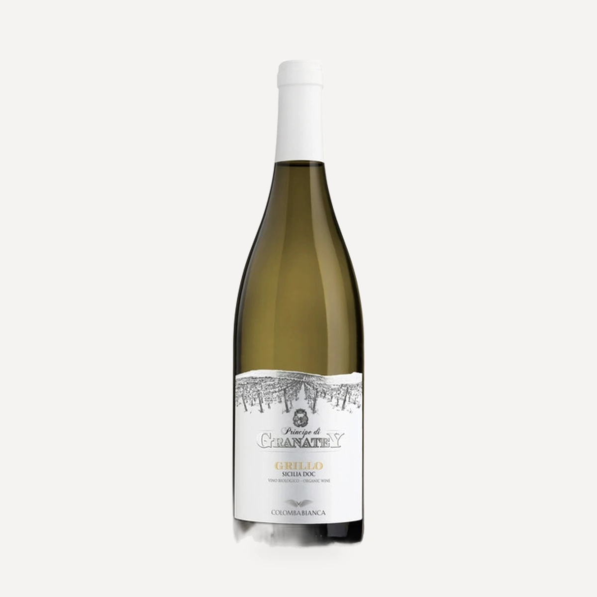Principe di Granatey Grillo Sicilia DOC wine — Colomba Bianca winery — Dionysus