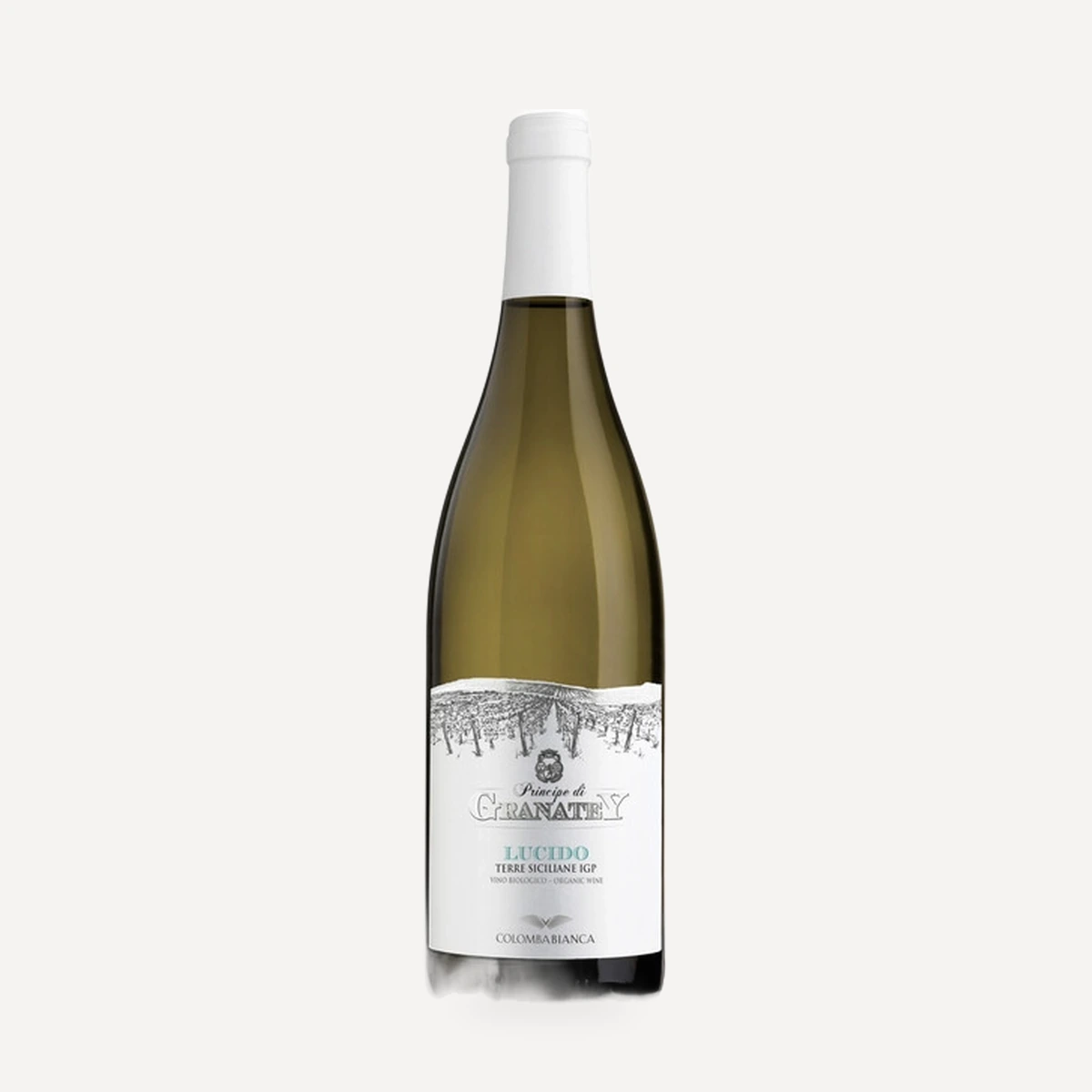 Principe di Granatey Lucido Terre Siciliane IGP wine — Colomba Bianca winery — Dionysus