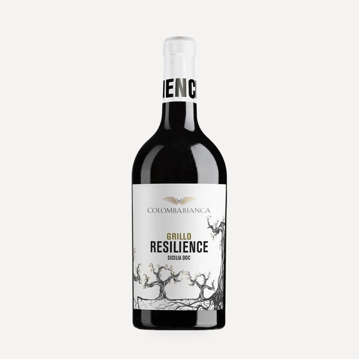 Resilience Grillo Sicilia DOC wine — Colomba Bianca winery — Dionysus