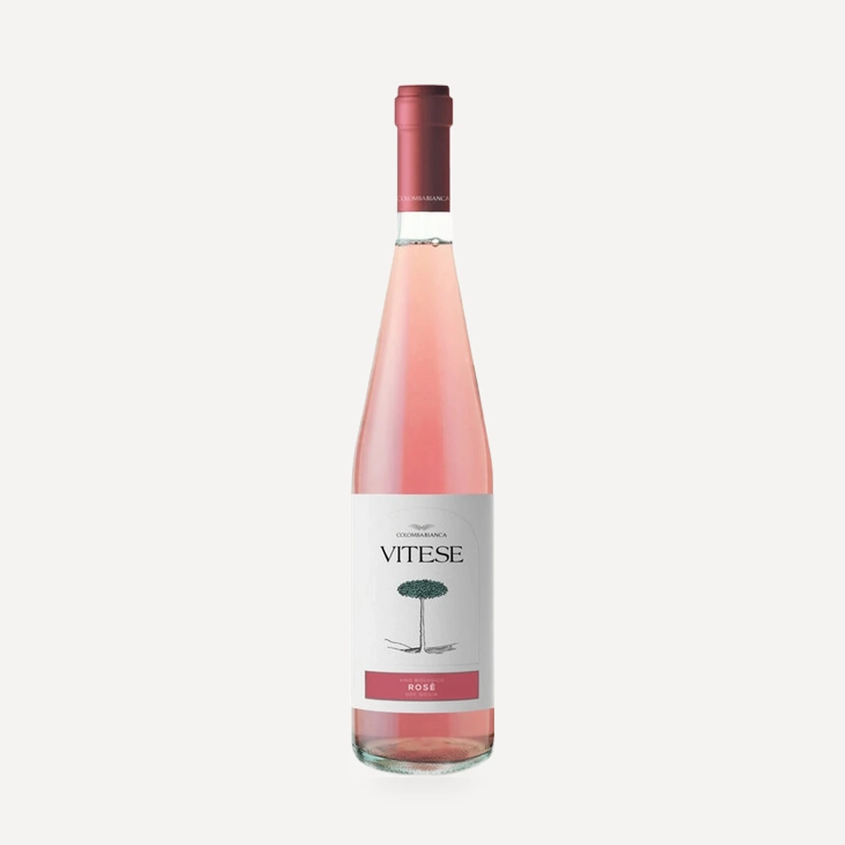 Vitese Rose Sicilia DOC wine — Colomba Bianca winery — Dionysus