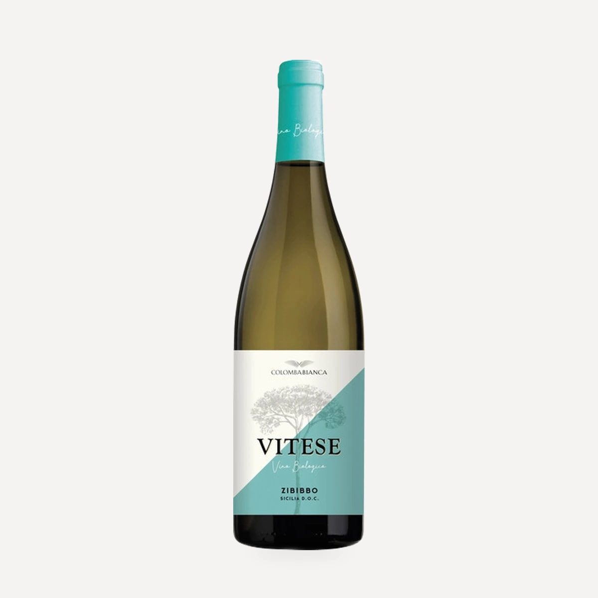 Vitese Zibibbo Sicilia DOC wine — Colomba Bianca winery — Dionysus