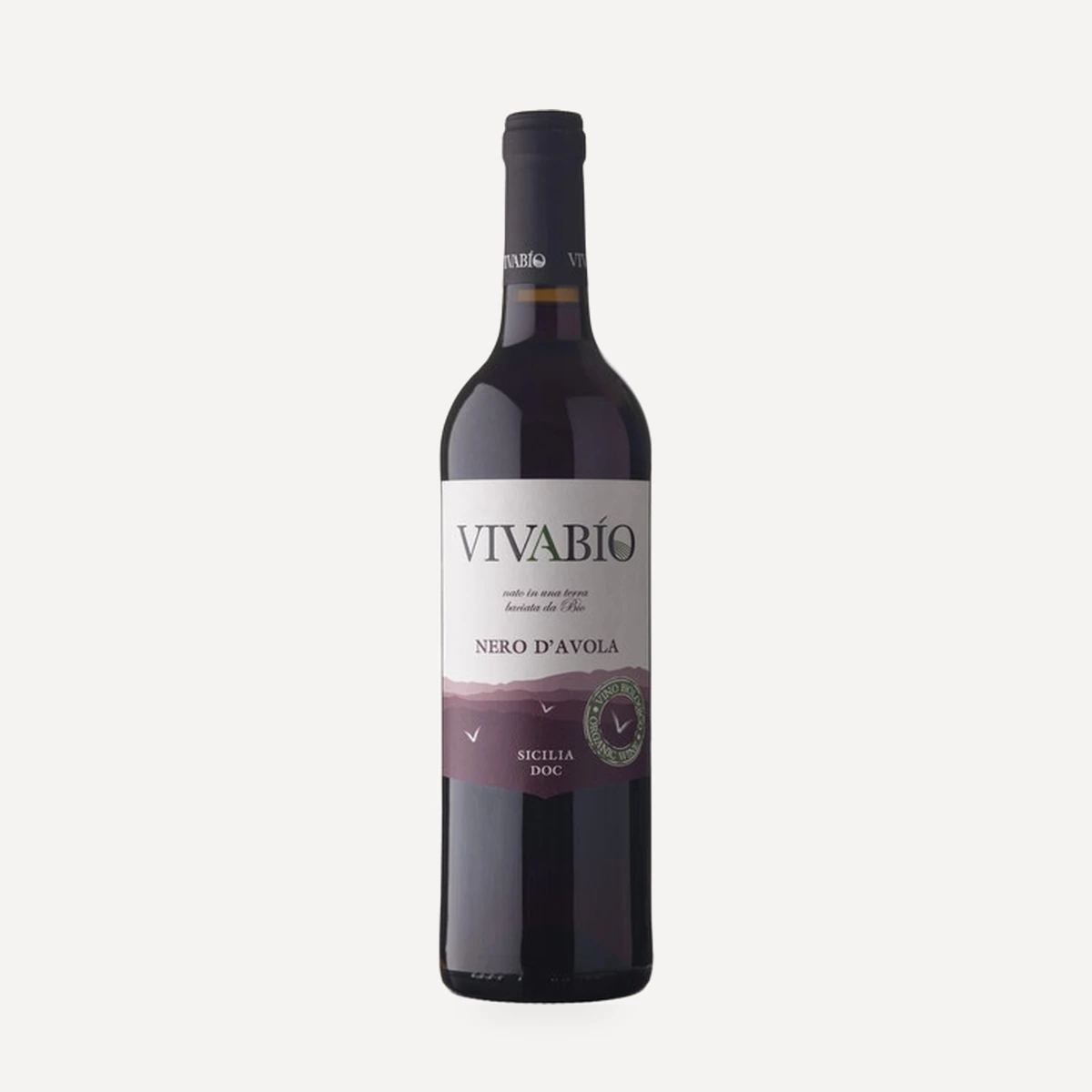 VivaBio Nero d'Avola Sicilia DOC wine — Colomba Bianca winery — Dionysus