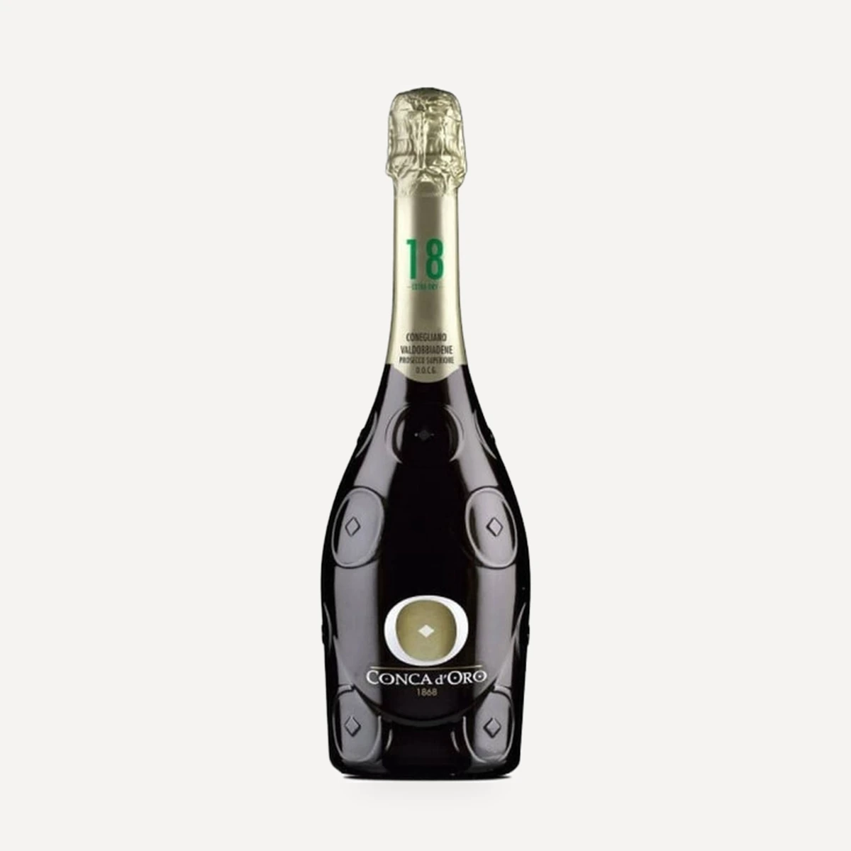 Conegliano Valdobbiadene Prosecco Superiore Millesimato Extra Dry DOCG wine — Conca d'Oro winery — Dionysus