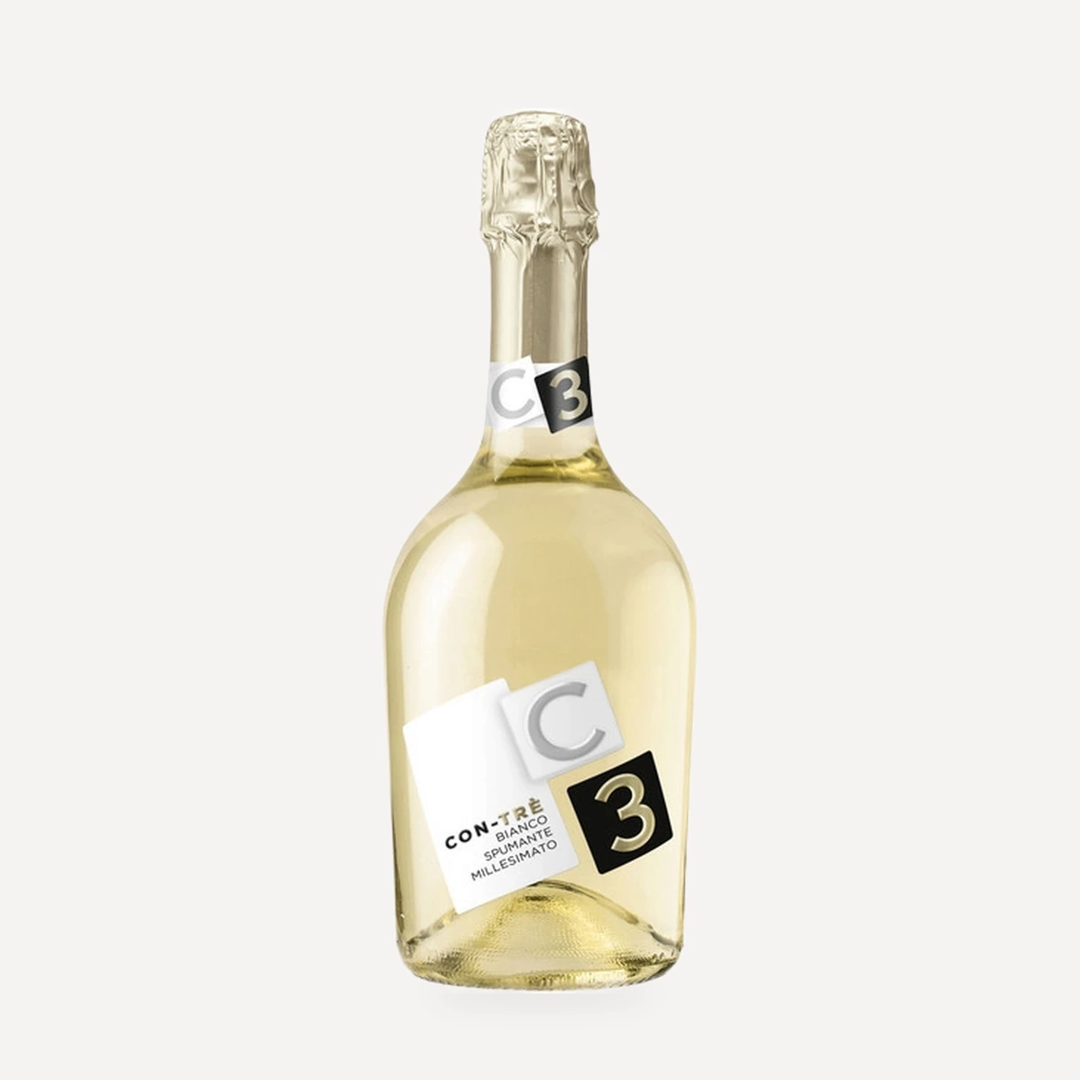Con-Tre Bianco Spumante Millesimato Extra Dry wine — Contarini winery — Dionysus
