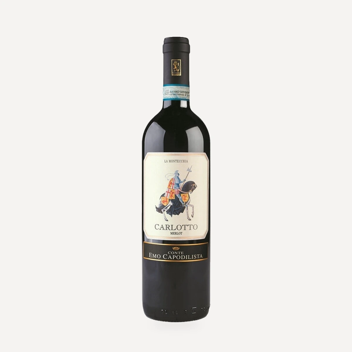 Carlotto Merlot Colli Euganei DOC wine — Conte Emo Capodilista winery — Dionysus
