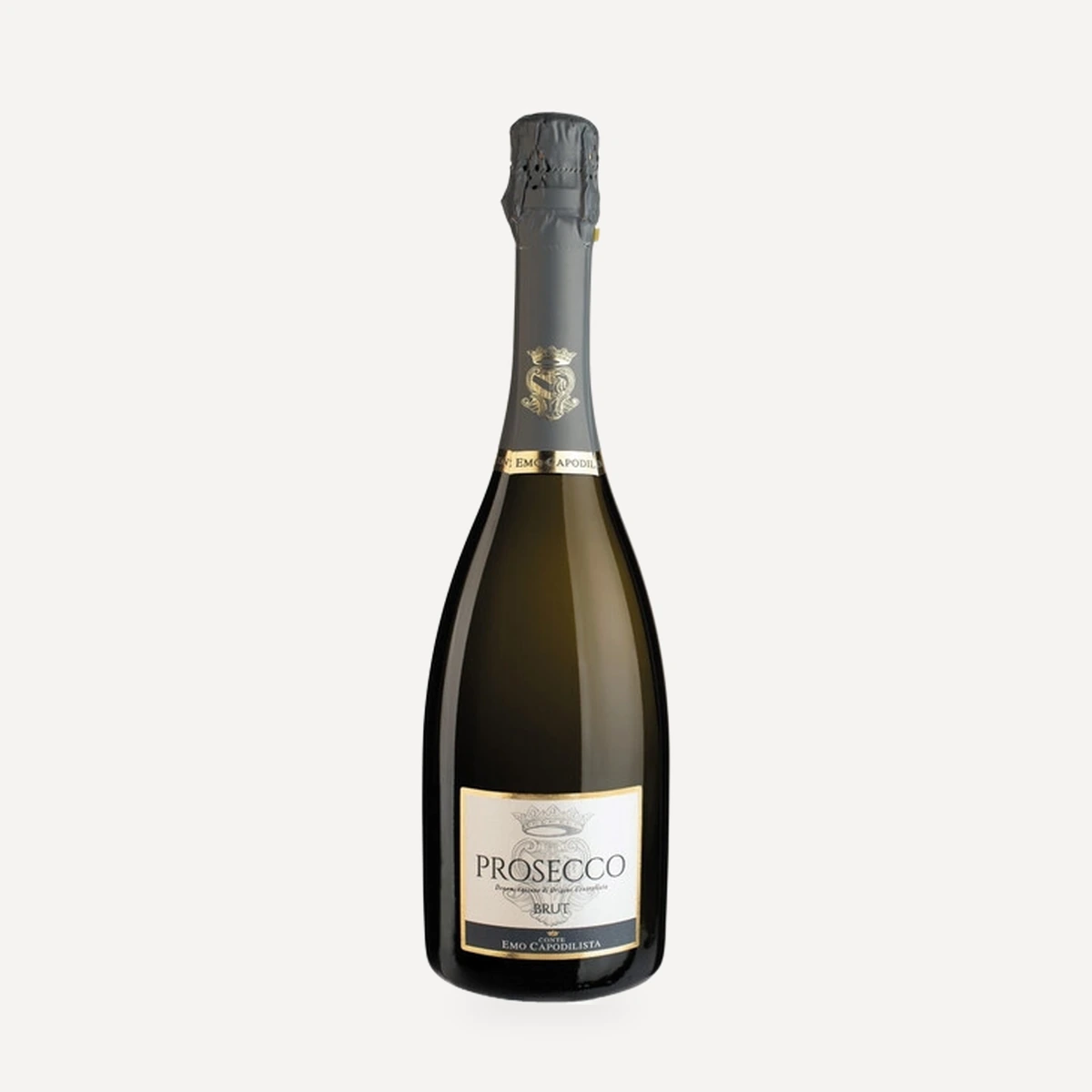 Prosecco Brut DOC wine — Conte Emo Capodilista winery — Dionysus