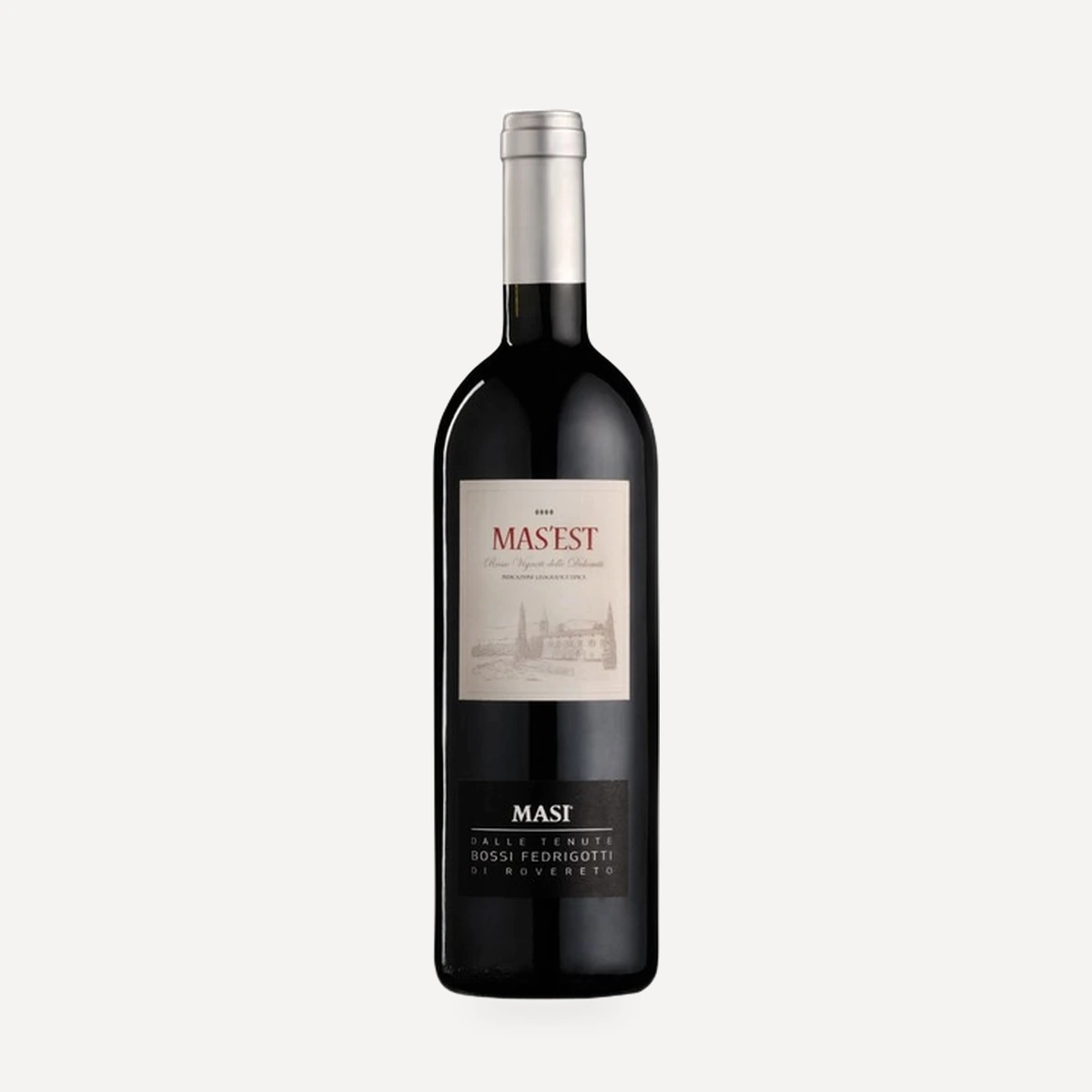 Bossi Fedrigotti Mas'est Vigneti delle Dolomiti IGT wine — Conti Bossi Fedrigotti (Masi) winery — Dionysus