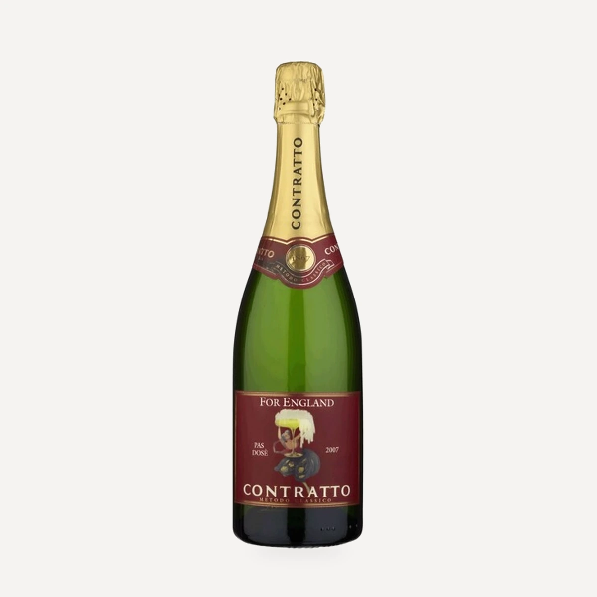 For England Pas Dose wine — Contratto winery — Dionysus
