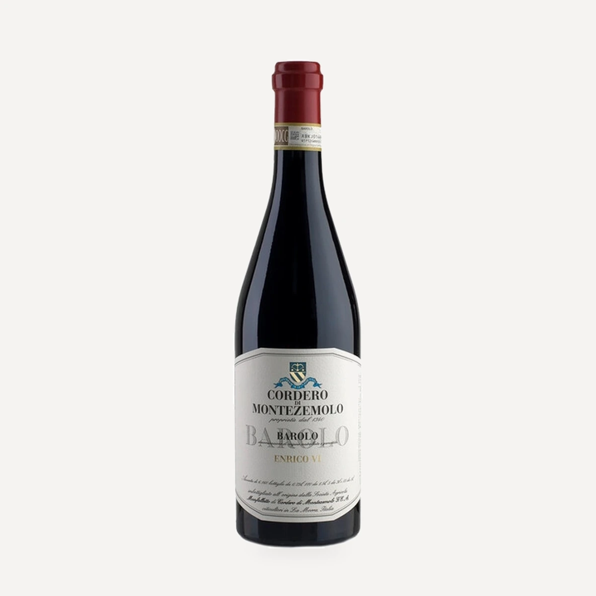 Barolo Enrico VI DOCG wine — Cordero di Montezemolo winery — Dionysus