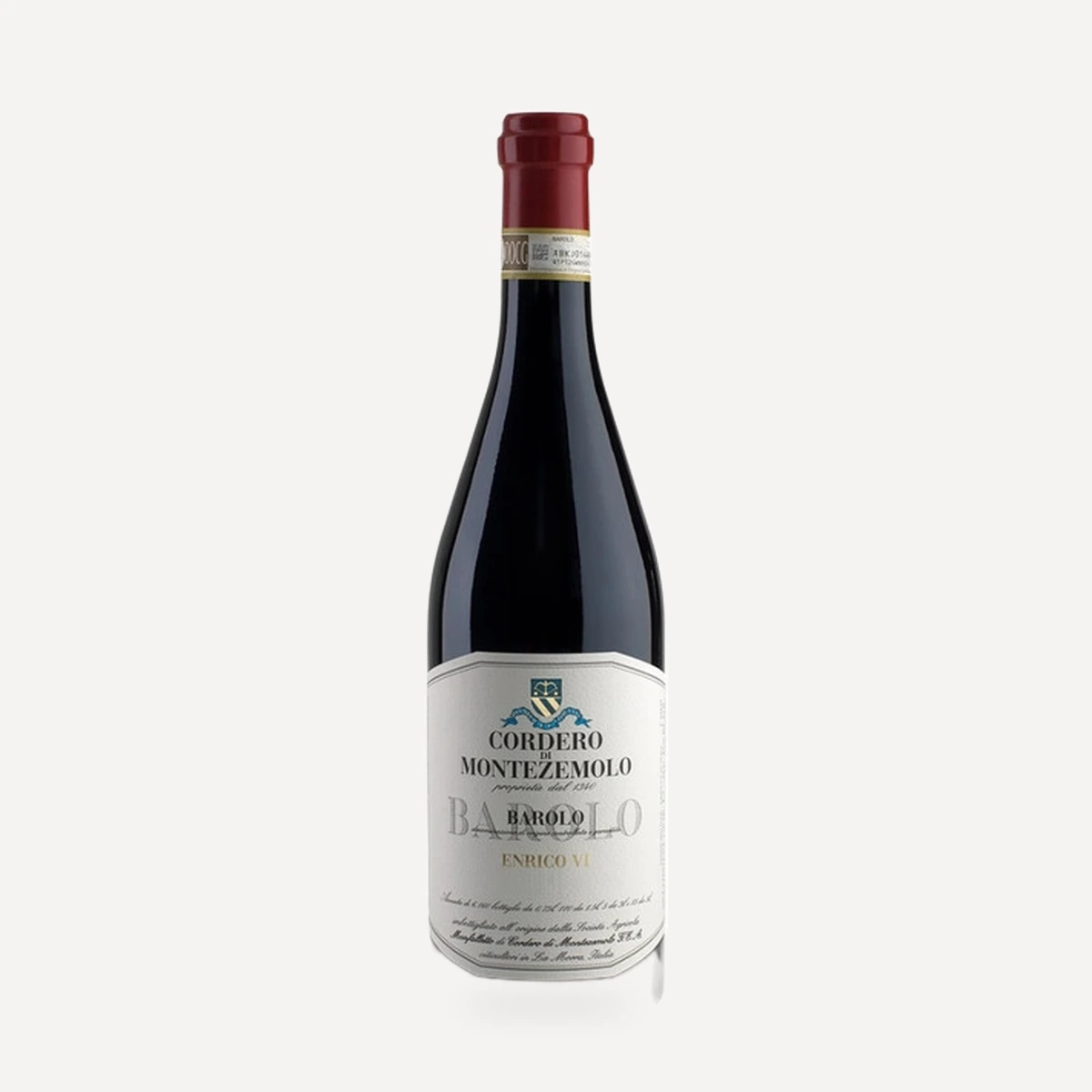 Barolo Enrico VI DOCG wine — Cordero di Montezemolo winery — Dionysus