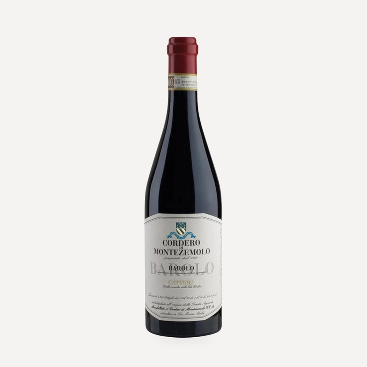 Barolo Gattera DOCG wine — Cordero di Montezemolo winery — Dionysus