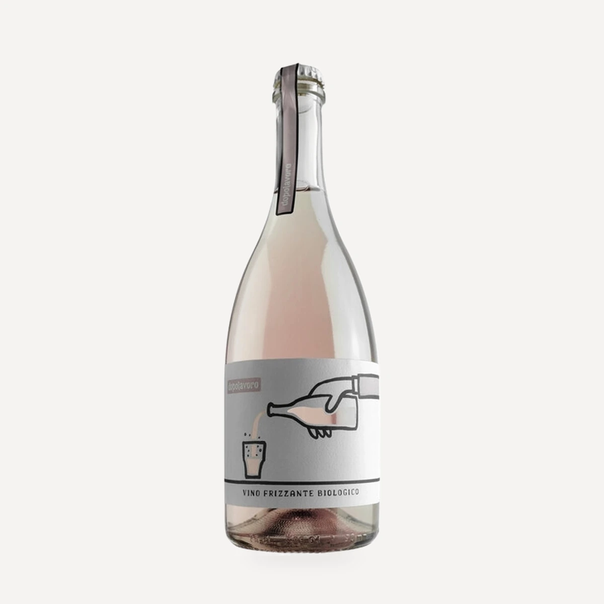 Dopolavoro Organic Frizzante Rose wine — Corvezzo winery — Dionysus