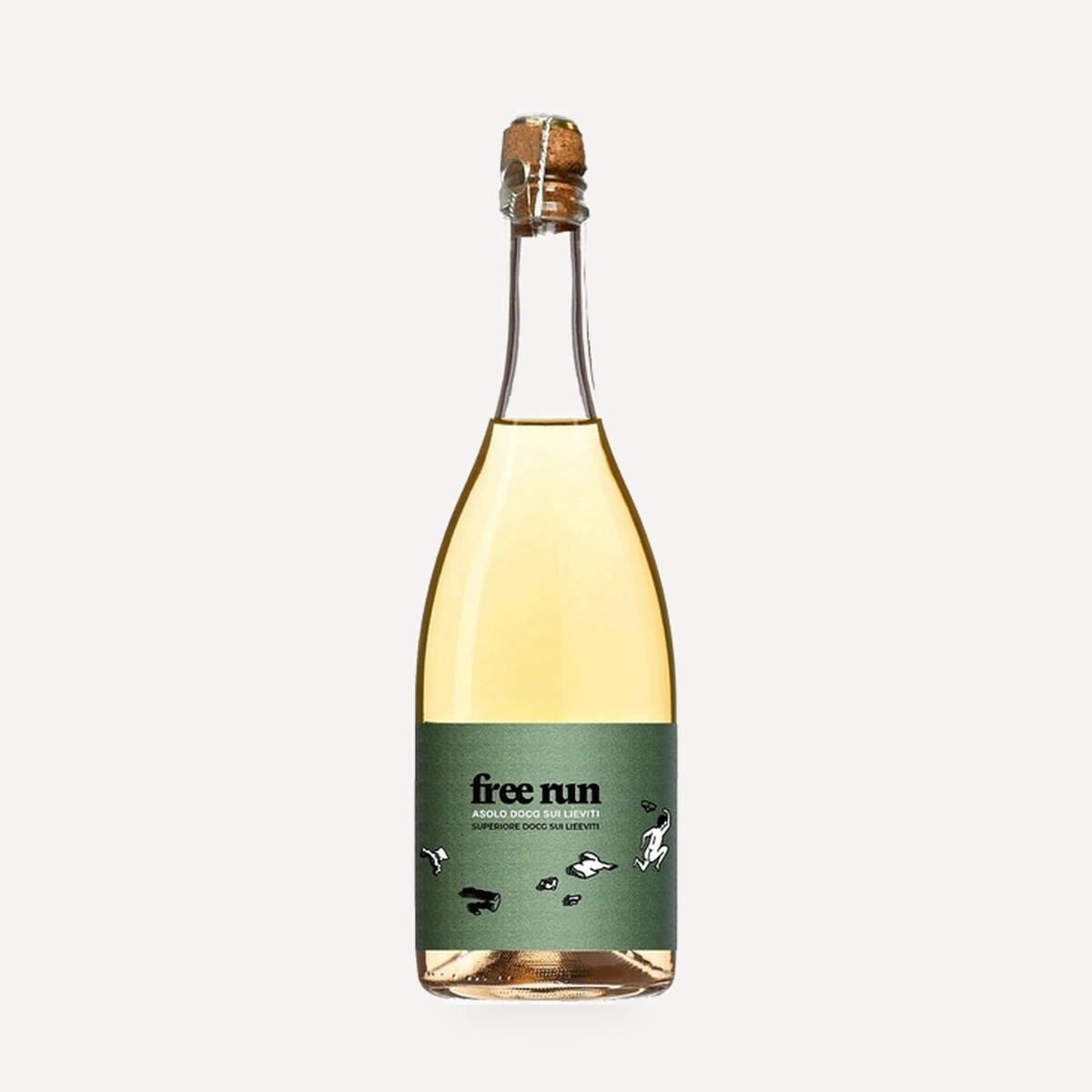 Free Run Asolo Sui Lieviti DOCG wine — Corvezzo winery — Dionysus