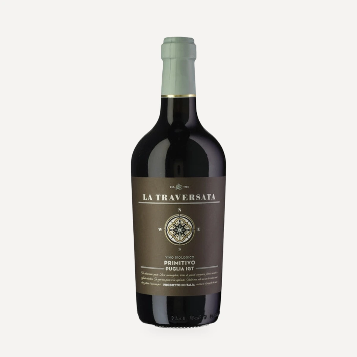 La Traversata Primitivo Puglia IGT wine — Corvezzo winery — Dionysus