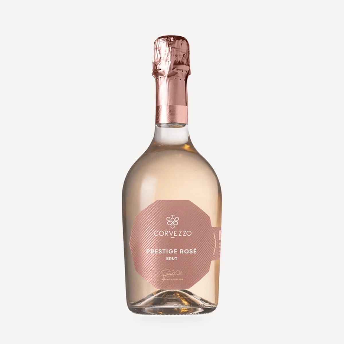 Prestige Rose Brut wine — Corvezzo winery — Dionysus