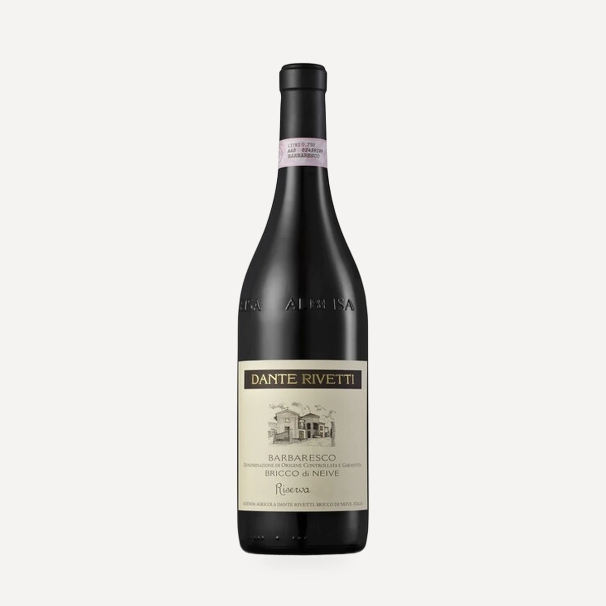 Barbaresco Bricco di Neive Riserva DOCG wine — Dante Rivetti winery — Dionysus