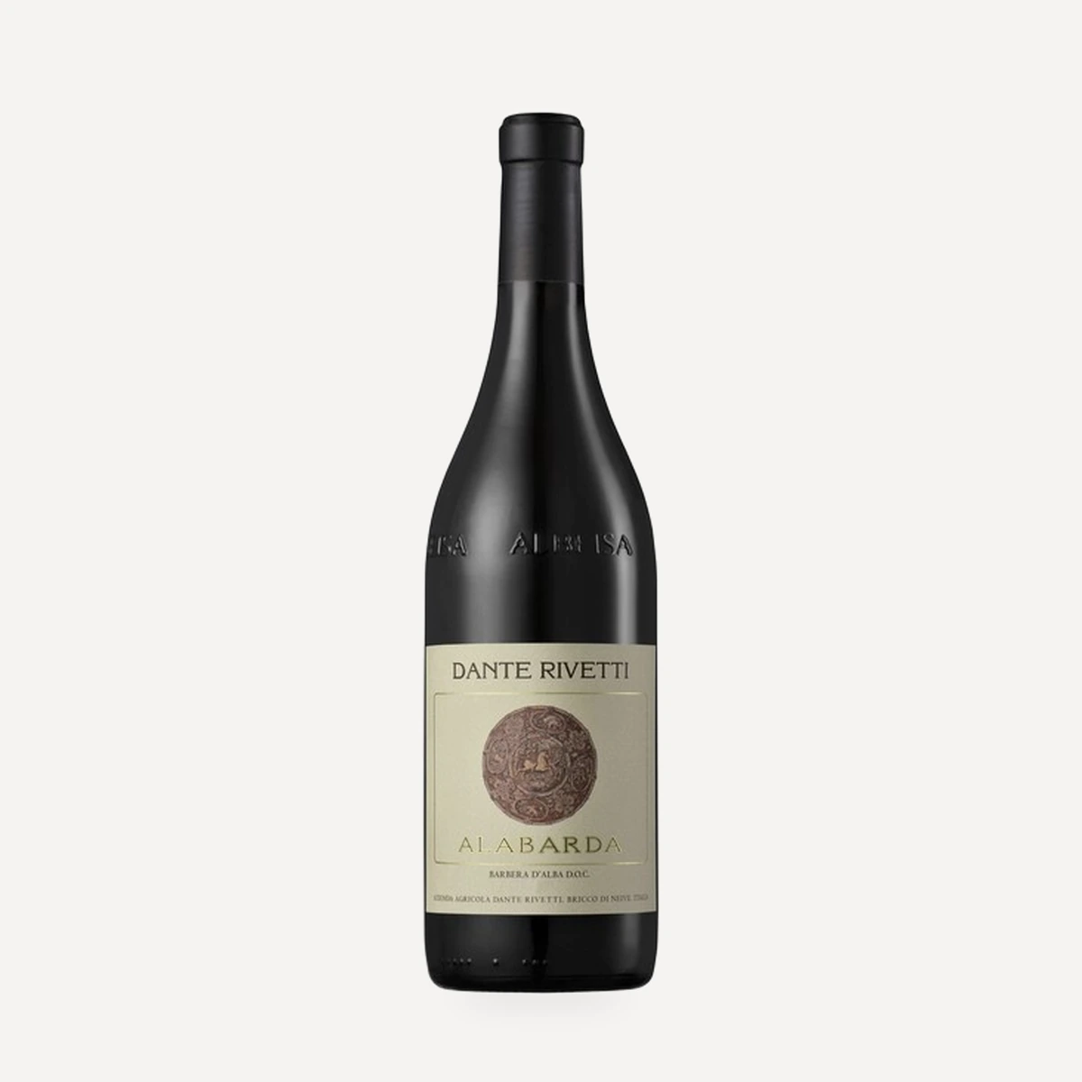 Barbera d’Alba Superiore Alabarda DOC wine — Dante Rivetti winery — Dionysus