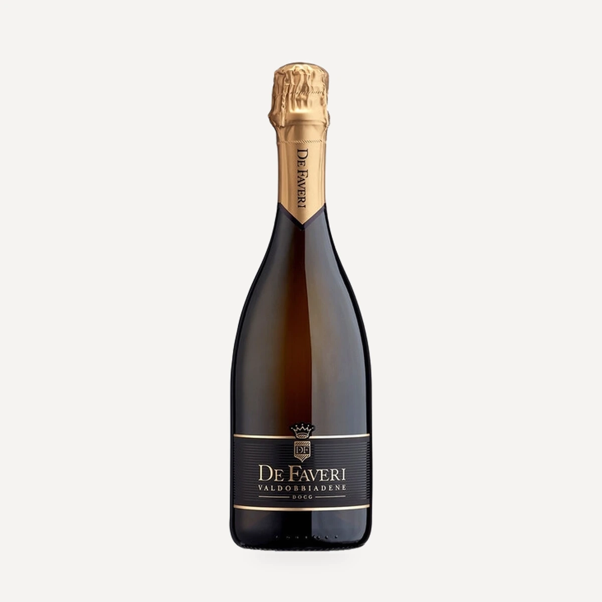 Valdobbiadene Prosecco Superiore Extra Dry DOCG wine — De Faveri winery — Dionysus