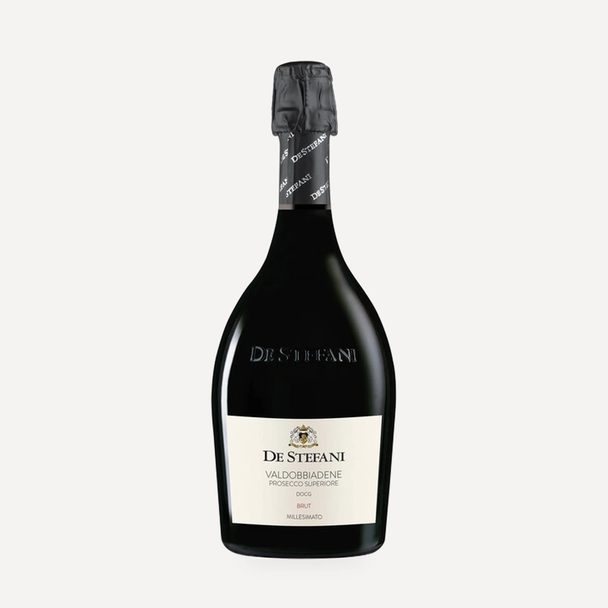 Valdobbiadene Prosecco Superiore Brut DOCG wine — De Stefani winery — Dionysus