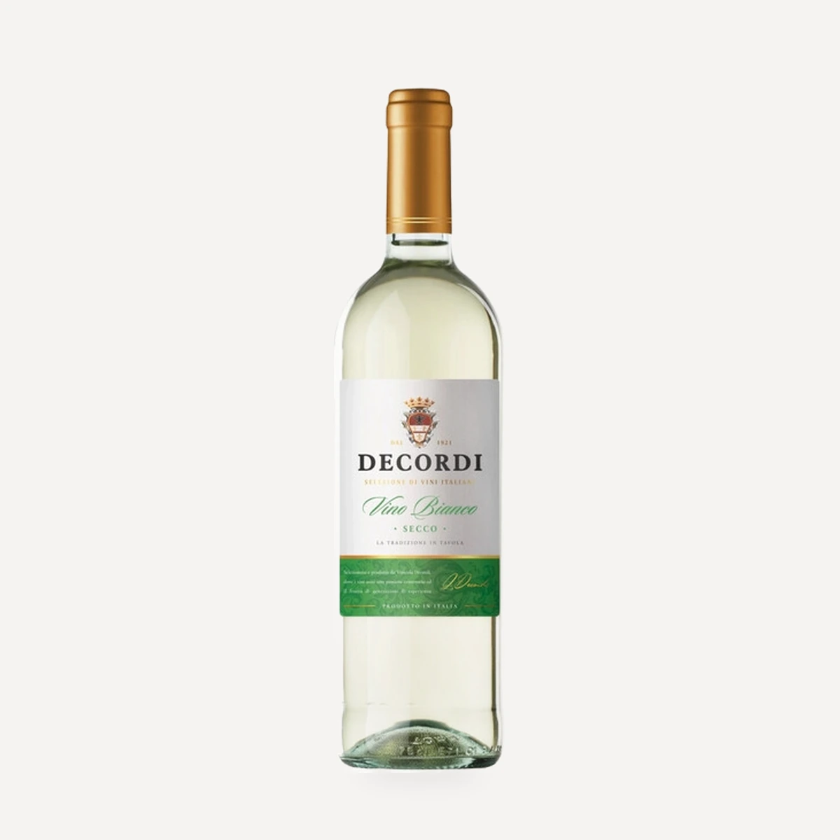 Decordi Vino Bianco wine — Decordi winery — Dionysus