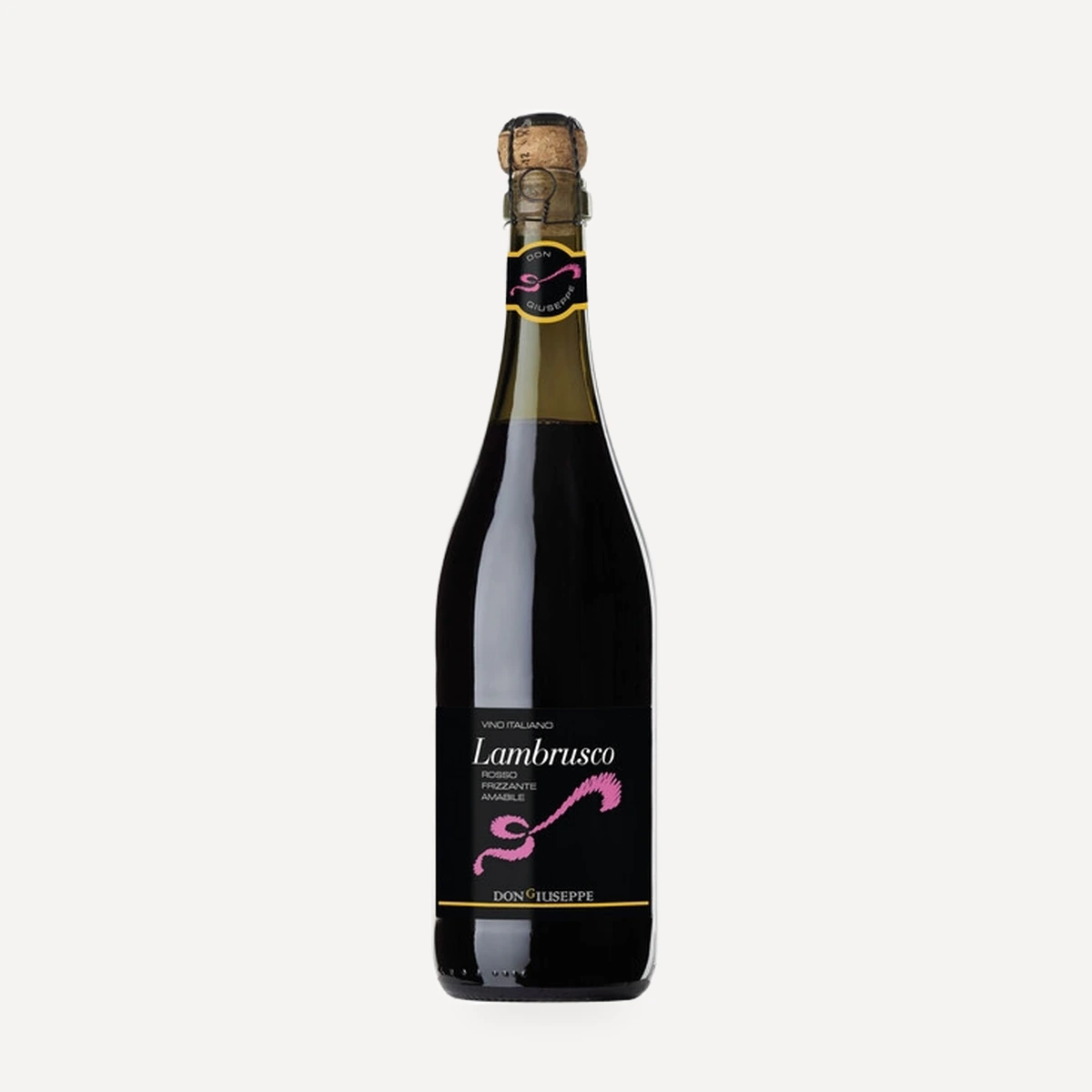 Don Giuseppe Lambrusco dell'Emilia Rosso Amabile IGT wine — Decordi winery — Dionysus