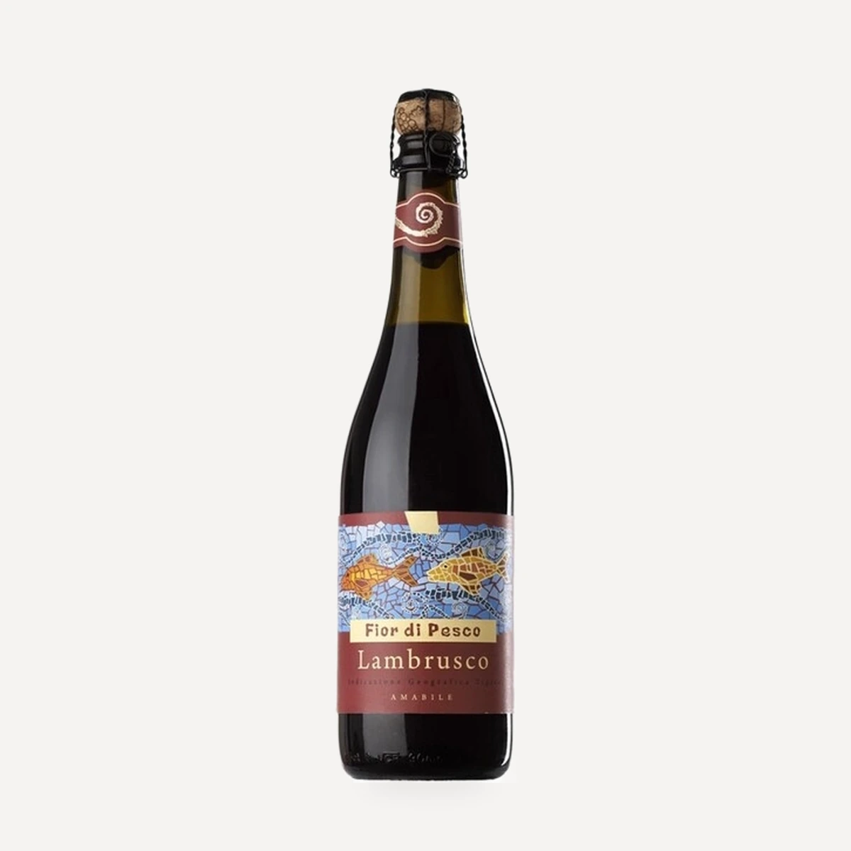 Fior di Pesco Rosso Amabile Lambrusco dell'Emilia IGT wine — Decordi winery — Dionysus