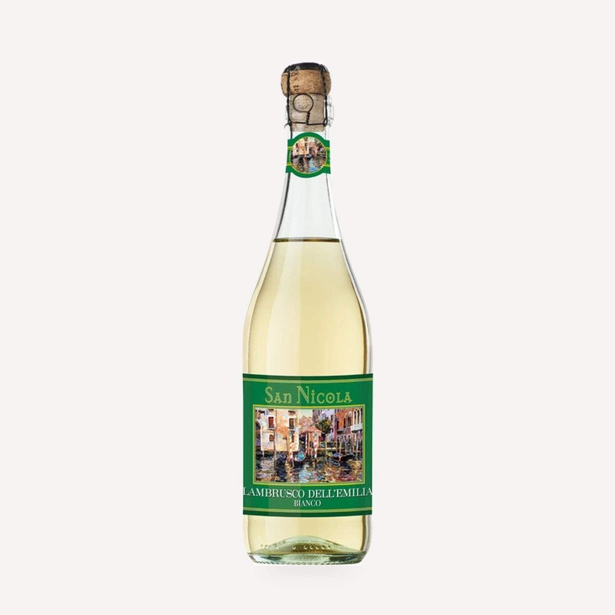 San Nicola Lambrusco dell'Emilia Bianco IGT wine — Decordi winery — Dionysus