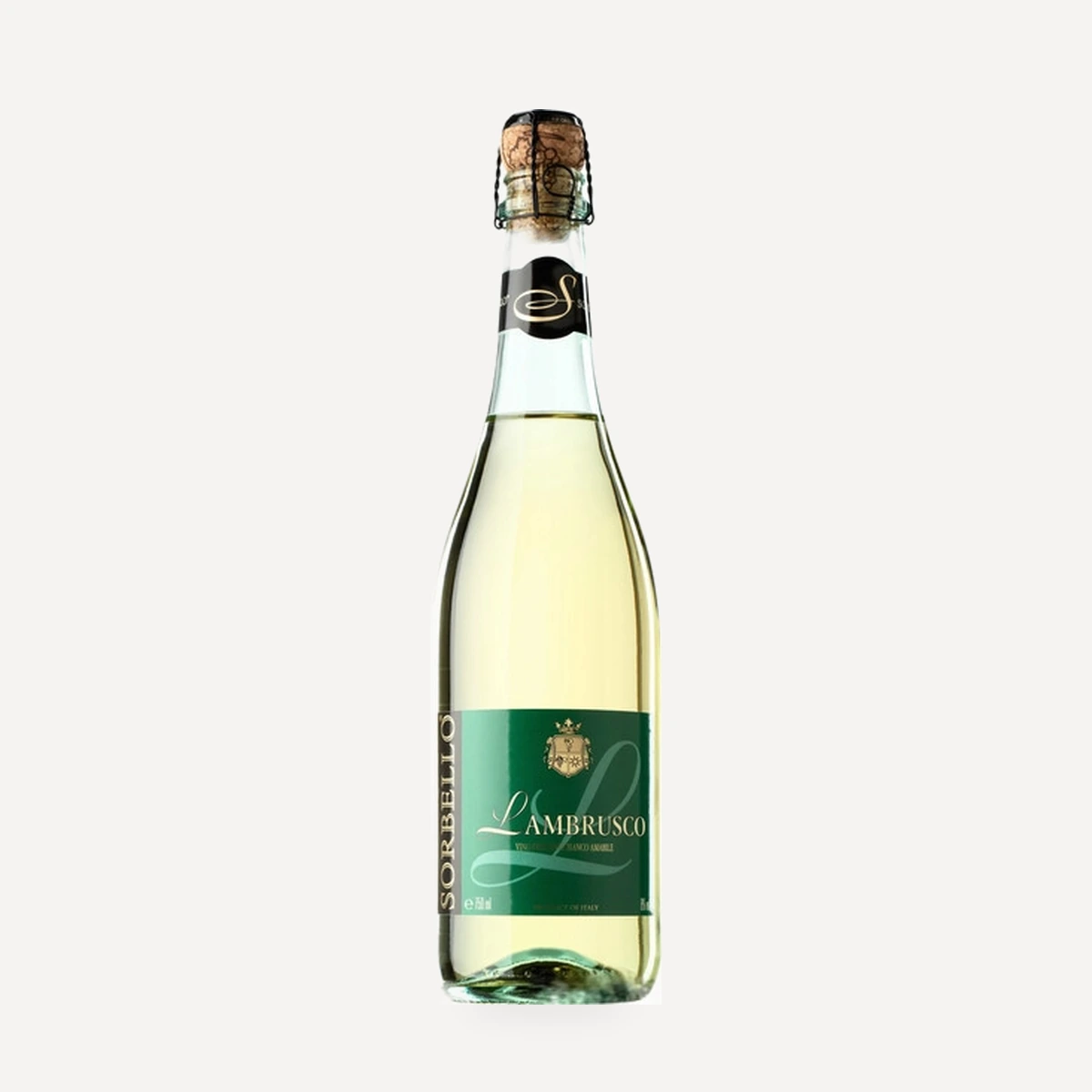 Sorbello Lambrusco Bianco IGT wine — Decordi winery — Dionysus