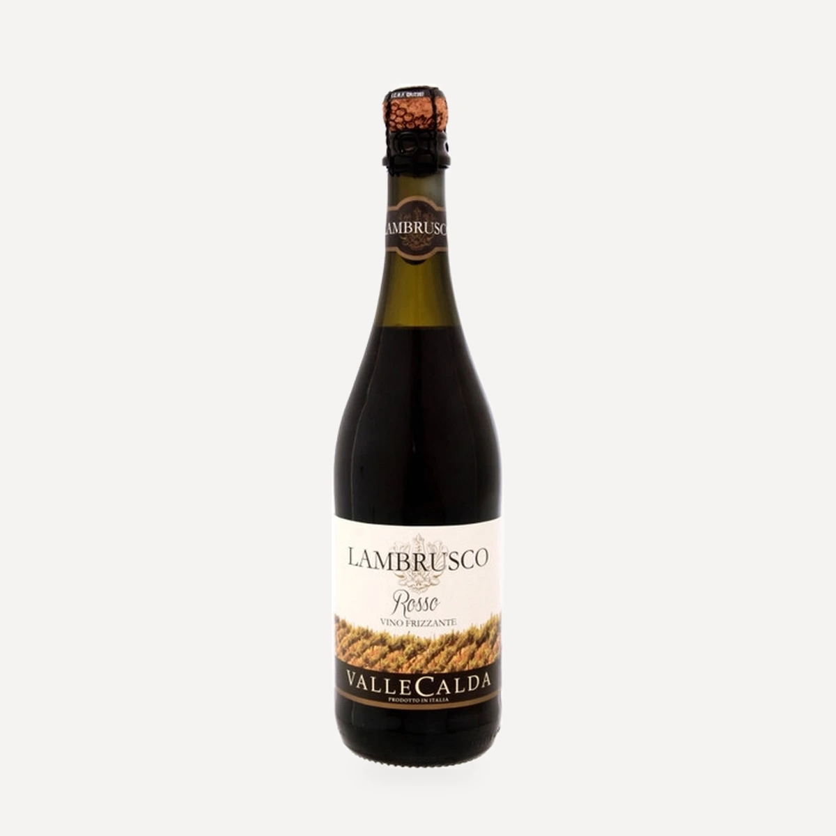 Valle Calda Rosso Amabile Lambrusco IGT wine — Decordi winery — Dionysus