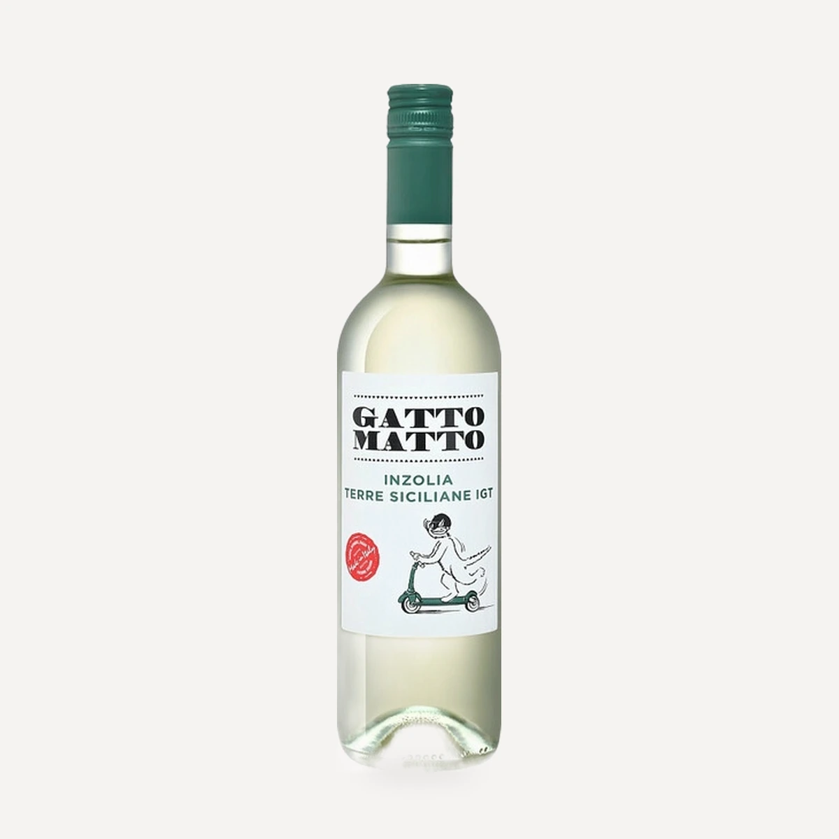 Gatto Matto Inzolia Terre Siciliane IGT wine — Degli Olmi winery — Dionysus