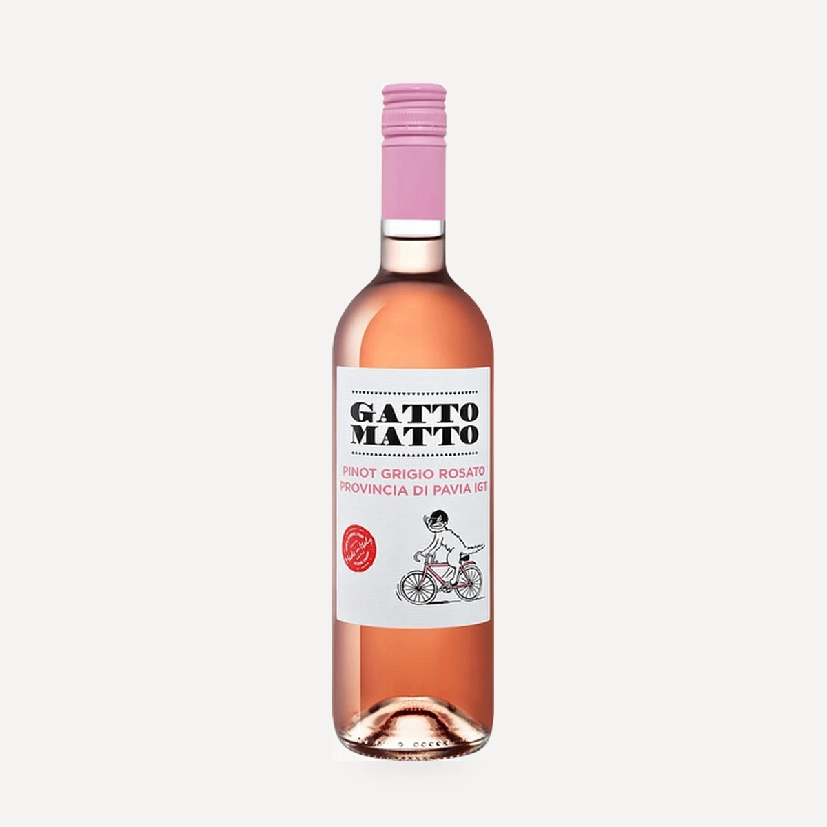 Gatto Matto Pinot Grigio Rosato Provincia di Pavia IGT wine — Degli Olmi winery — Dionysus