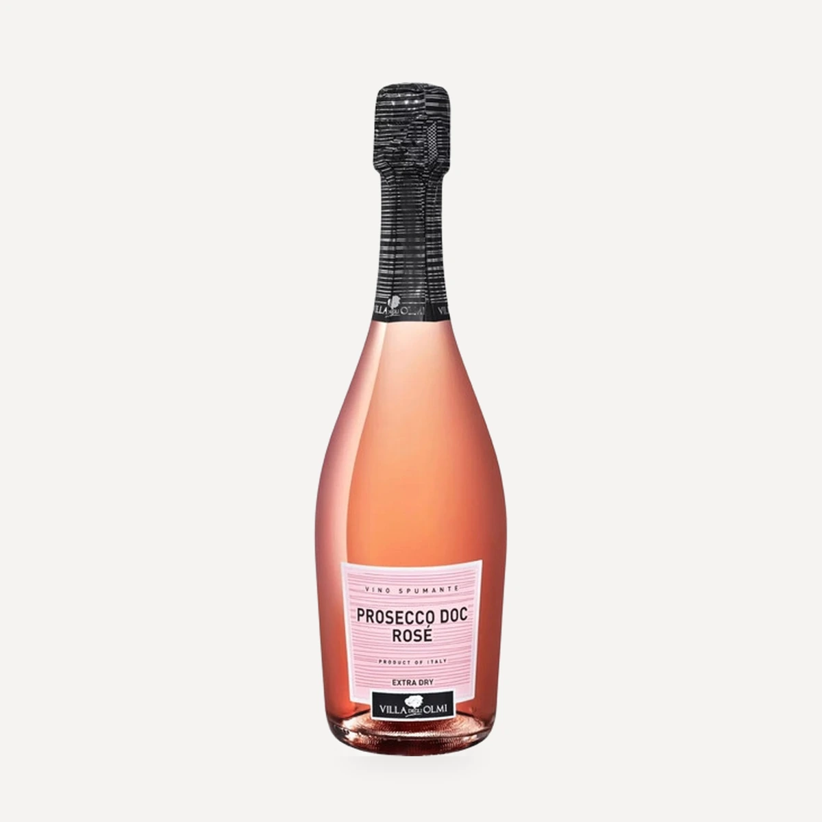 Prosecco Rose Extra Dry DOC wine — Degli Olmi winery — Dionysus