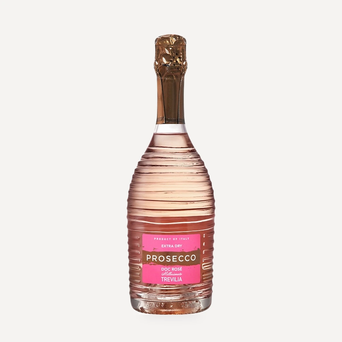 Trevilia Prosecco Rose Millesimato Extra Dry DOC wine — Degli Olmi winery — Dionysus