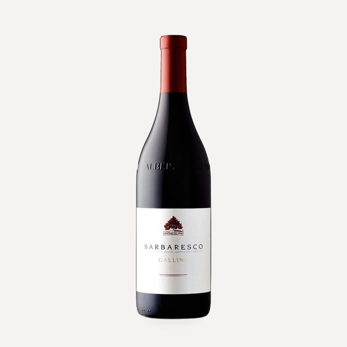 Barbaresco Gallina wine — del Pino winery — Dionysus