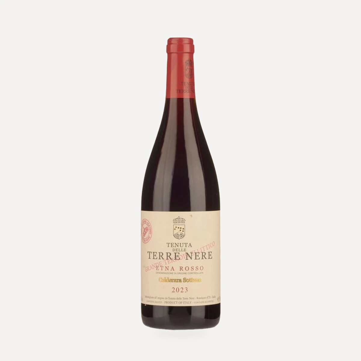 Calderara Sottana Etna Rosso DOC wine — Tenuta Terre Nere winery — Dionysus