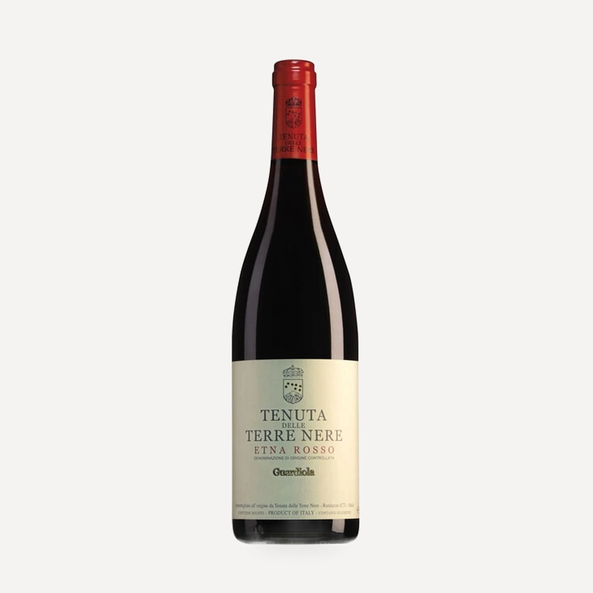 Guardiola Etna Rosso DOC wine — Tenuta Terre Nere winery — Dionysus
