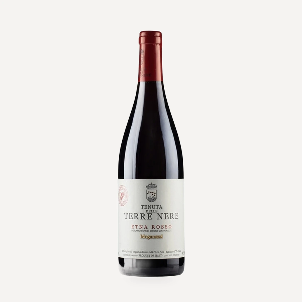 Moganazzi Etna Rosso DOC wine — Tenuta Terre Nere winery — Dionysus