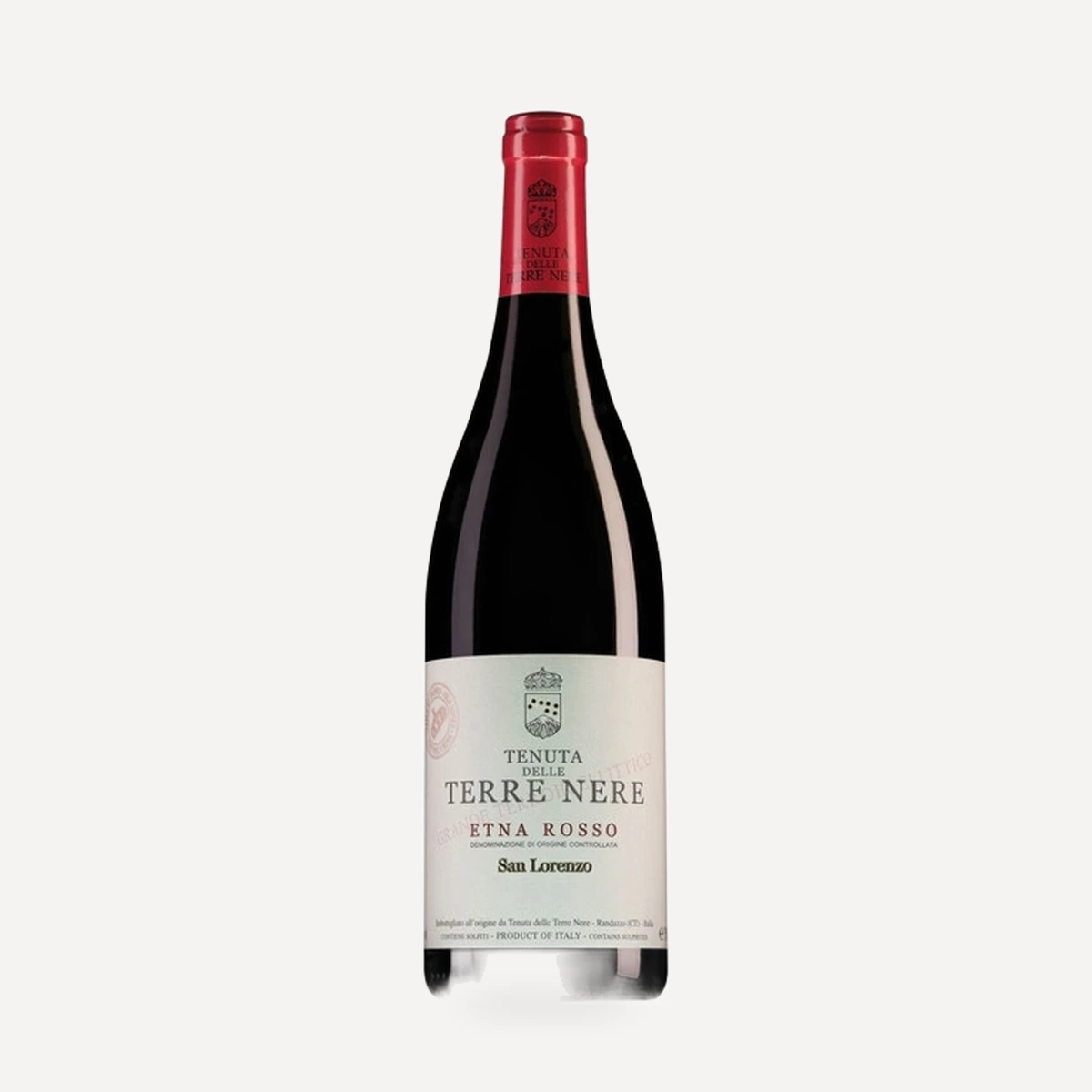 San Lorenzo Etna Rosso DOC wine — Tenuta Terre Nere winery — Dionysus