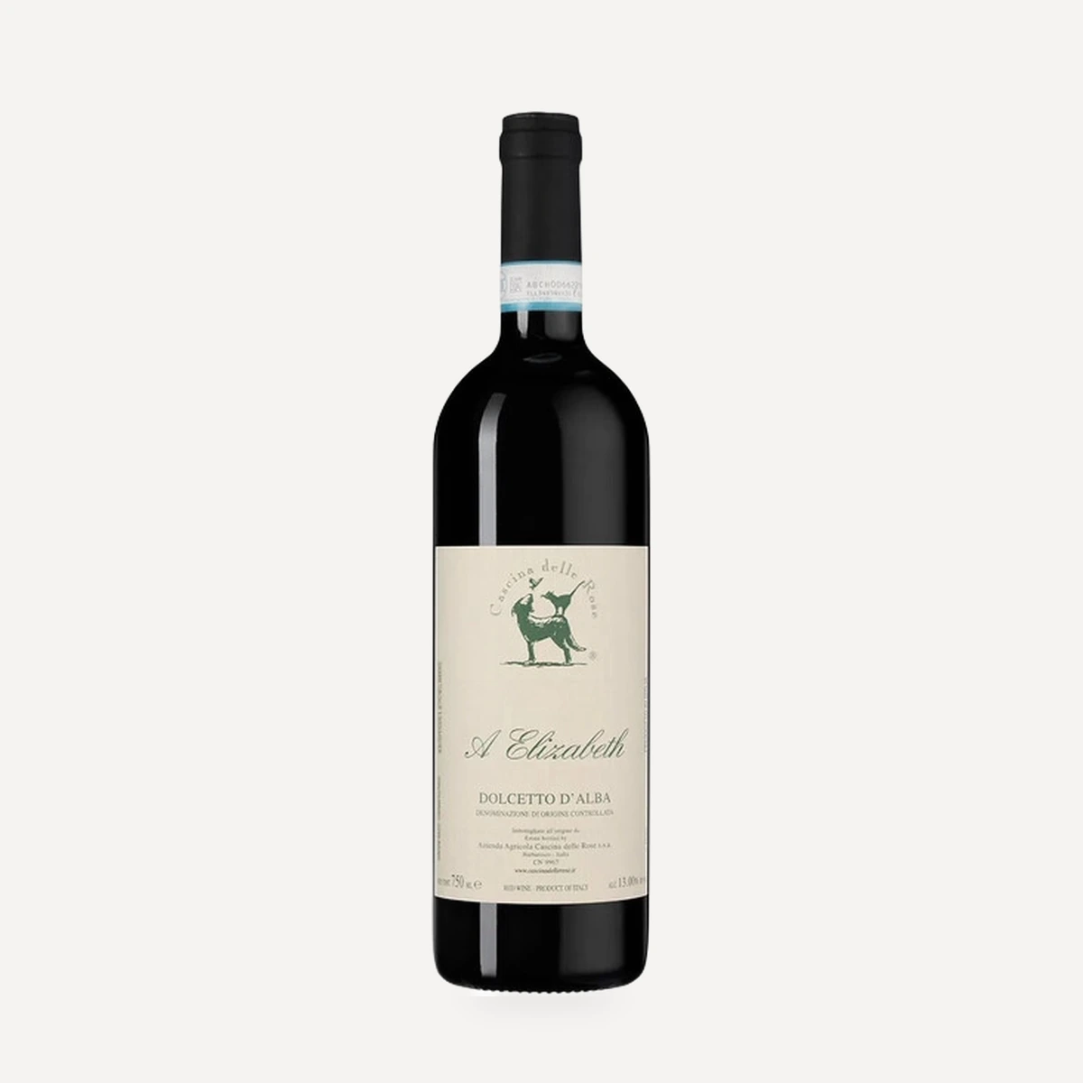 Dolcetto d'Alba "A Elizabeth" DOC wine — delle Rose winery — Dionysus