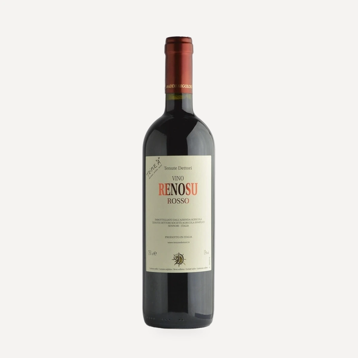 Renosu Rosso wine — Dettori winery — Dionysus