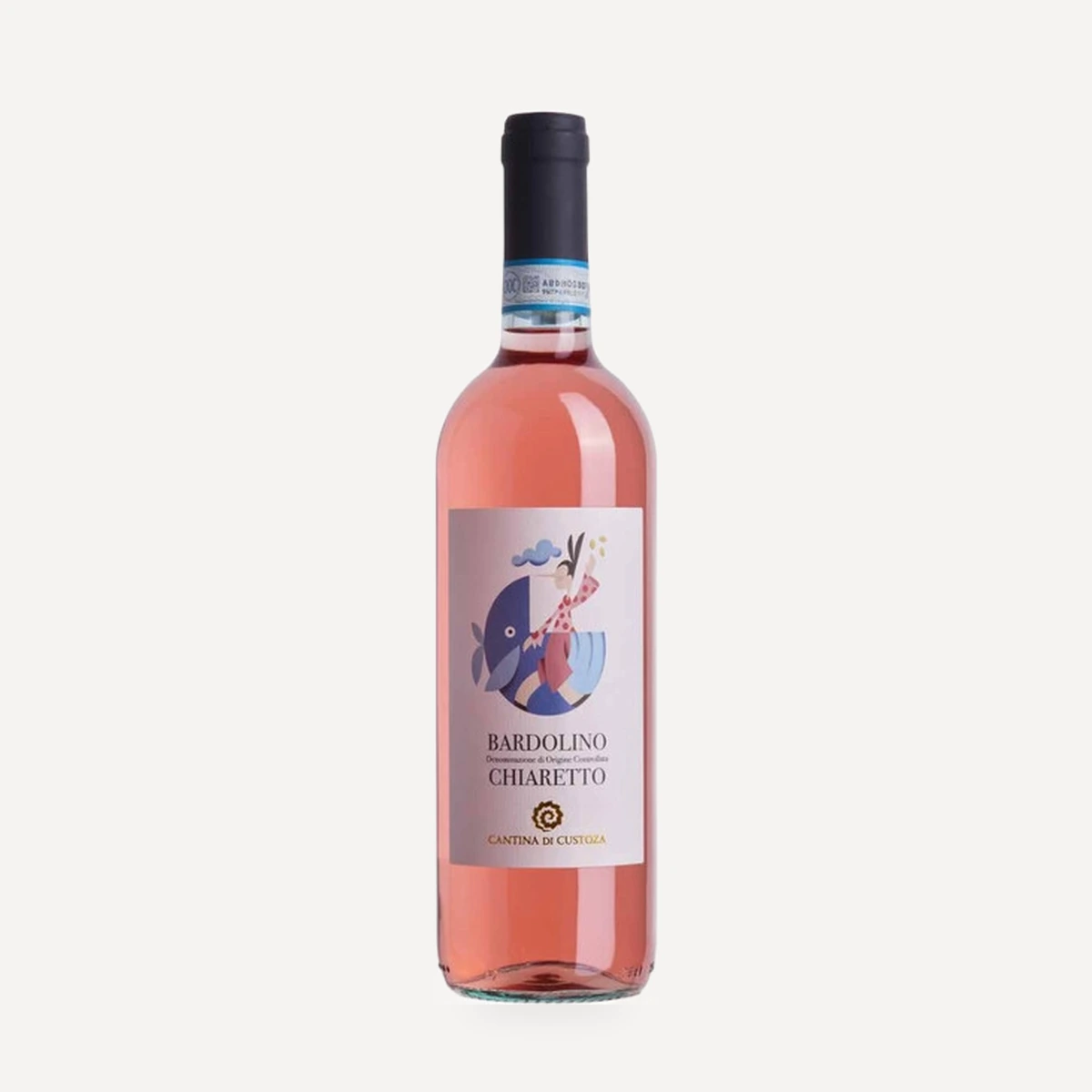 Bardolino Chiaretto DOC wine — di Custoza winery — Dionysus