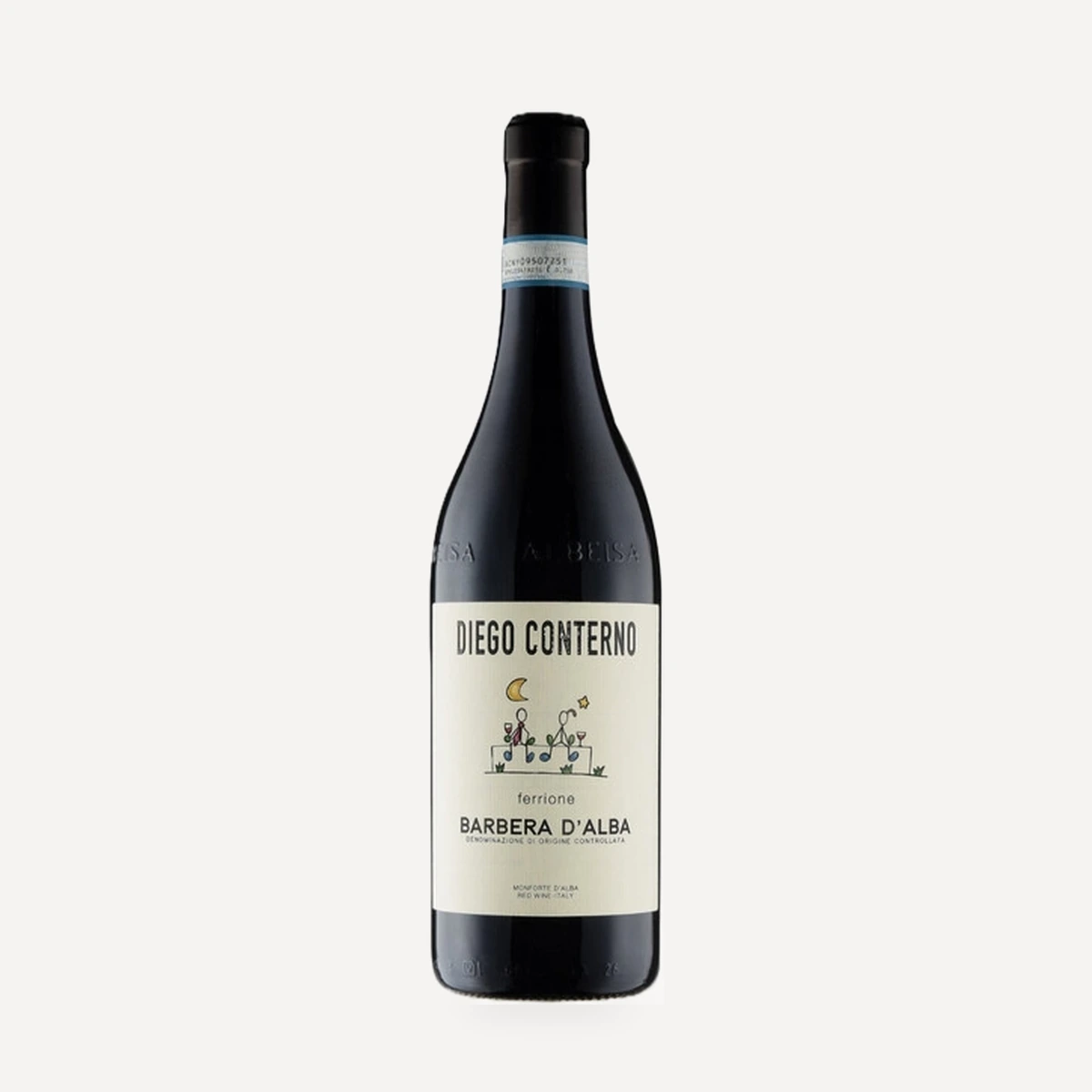 Barbera d'Alba Ferrione DOC wine — Diego Conterno winery — Dionysus